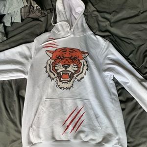 Tiger Logo Hoodie Size M